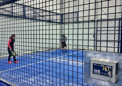 Campi da padel Riscaldamento in funzione
